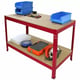 Bulldog Steel Workbench 100cm Red