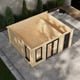 Power 16x12 Apex Combi Log Cabin 44mm image 3