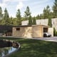 Power 14x20 Apex Log Cabin Double Garage 44mm lifestyle view