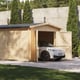 Power 20x18 Apex Log Cabin Garage 44mm image 4