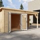 Power 18x18 Canopy Log Cabin 44mm image 2