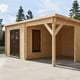 Power 18x18 Canopy Log Cabin 44mm image 3