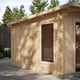Power 20x16 Pent Aluminium Log Cabin 44mm image 3