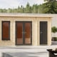 Power 16x12 Pent Combi Log Cabin 44mm image 4