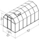 Palram Canopia EcoGrow 6x12 Greenhouse Dimensions