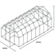 Palram Canopia Hobby Gardener 8x16 Greenhouse dimensions