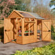 Rowlinson 6x8 Wooden Growhouse with Store