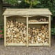 Premium Heritage Double Log Store - view 4