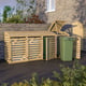 Quadruple Bin Store