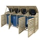 Quadruple Bin Store - view 3