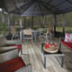 Sojag Charleston Solarium 3.7m x 4.6m - furnished interior