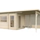 Palmako Sanna 6.8 Canopy Home Sauna
