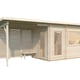Palmako Sanna 6.8 Canopy Home Sauna