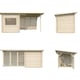 Palmako Sanna 4.1 Canopy Home Sauna