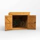 Power 6x6 Pent Wooden Bike Store