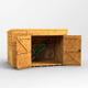 Power 8x5 Pent Wooden Bike Store
