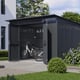 Hormann Berry Pent Metal Garden Shed Classic Air Design