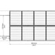 Palram 6x10 Plastic Skylight Shed in Grey External Dimensions