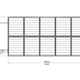 Palram 6x12 Plastic Skylight Shed in Grey External Dimensions