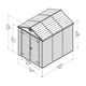 Palram 6x8 Plastic Skylight Shed in Grey Dimensions