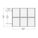 Palram 6x8 Plastic Skylight Shed in Grey External Dimensions