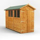 Power 10x4 Apex Wooden Shed Double Doors