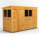 Power 10x4 Pent Wooden Shed Double Doors