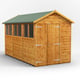 Power 10x6 Apex Wooden Shed Double Doors