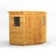 Power 6x6 Corner Shed Optional Double Door