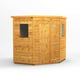 Power 6x6 Corner Shed Single Door
