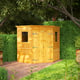 Power 6x6 Shiplap Corner Shed with Optional Double Door