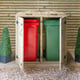 Garden Village Double Wooden Bin Store