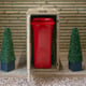 Garden Village Single Wooden Bin Store