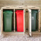 Garden Village Triple Wooden Bin Store
