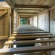 Garden Village Wooden Bin and Box Store Shelves