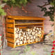 Power 6x2 Shiplap Log Store with Optional Shelf