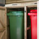 Garden Village Double Wooden Garden Bin Store