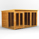 Power 12x8 Modular Pent Wooden Summerhouse