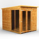 Power 6x8 Pent Wooden Summerhouse