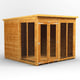Power 8x8 Pent Wooden Summerhouse
