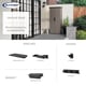 Suncast 3x2 Mannington Plastic Garden Storage Shed Stone Grey