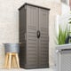 Suncast 3x2 Mannington Plastic Garden Storage Shed Stone Grey