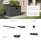 Suncast 6x4 Stow Away Plastic Garden Store