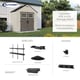 Suncast 8x4 Tremont Five Plastic Shed