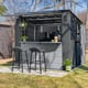 Suncast 8x7 Cabana Entertainment Shed