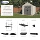 Suncast 8x7 Tremont Four Plastic Shed