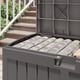 Suncast Carolina 189L Storage Box - Stone Grey