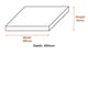Suncast Corner Shelving Set For Tremont Shed - Pack of 2 dimensions