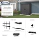 Suncast Hamilton XL Storage Cabinet - Peppercorn Grey