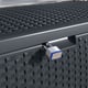 Suncast Missouri 276L Storage Box - Cyberspace Grey